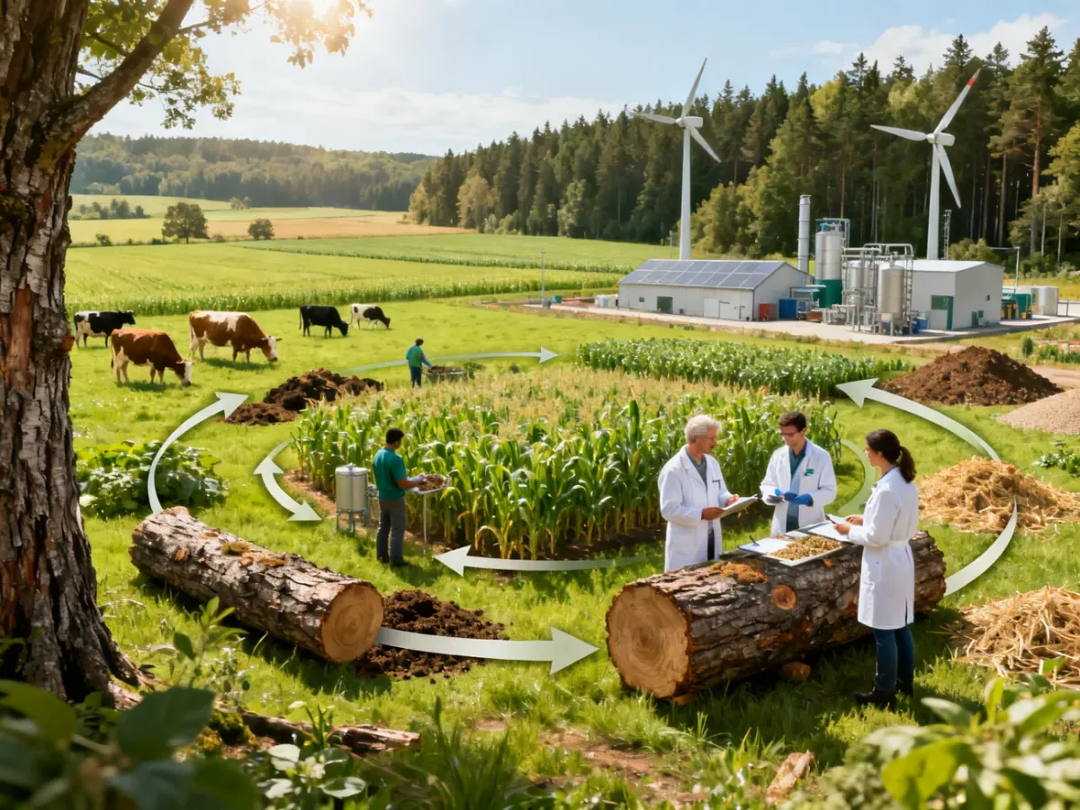 Zintegrowany system biogospodarki łączący rolnictwo, leśnictwo, biomasę i energię odnawialną